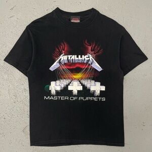 Vintage 1997 Metallica Master Of Puppets Rare Metal Concert Band T Shirt Medium